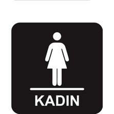 Yalıgraf Wc Tuvalet Yazısı - Kadın