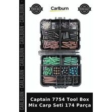 Carlburn Özel Seri Captain 7754 Tool Box Mix Carp Seti 174 Parça Onarım Kapsamlı Gereç