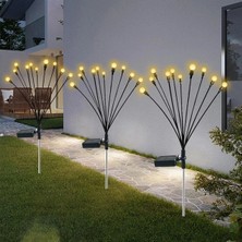 Uravas Store Uraselect 2'li Solar Bahçe Aydınlatması 8 Ledli 2 Modlu Rgb