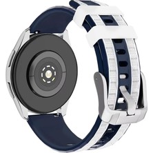 Uravas Store Uraselect Huawei Watch Gt 5 Explorer Duo Kordon - Beyaz-Mavi