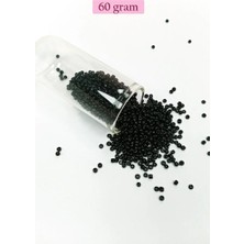 Uravas Store Uraselect Dökme Cam Kum Boncuk (11/0) 2 mm - 60 Gram - Siyah - BNC045
