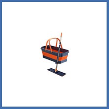 Evçem Sogut Metal Saplı Katlanır Kovalı Mop Set 1 Adet Evcem