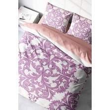 Nevresim Takımı, %100 Pamuk Saten Çift Kişilik Pink Damask, MONOHOME38021