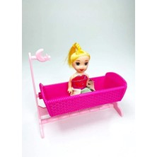 Uravas Store Uraselect Sallanan Beşikli Parmak Bebek 10X10 cm