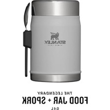 Mythriva 0.4 Litre Mat Gri Yemek Termosu, Paslanmaz Çelik ile Dayanıklı