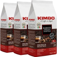 KIMBO Barista Espresso Napoli Çekirdek Kahve (250 gr) (3'lü Set)
