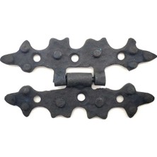 Uravas Store Uraselect Antika Tarz Dekoratif Pirinç Yıldız Menteşe - 84X44 Mm, Oksit