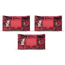 Uravas Store Uraselect 3 Paket Red Rose Islak Havlu Mendil 90 Adet Kapaklı Gül Kokulu