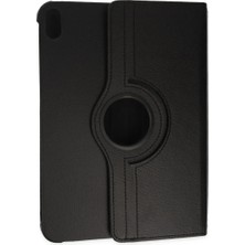Uravas Store Uraselect Ipad 2025 10.9 10.nesil (A16) Kılıf 360 Tablet Deri Kılıf - Siyah