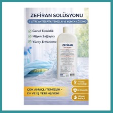 Bt Teknik Zefiran Solüsyonu 1 Litre Antiseptik Temizlik ve Hijyen Amaçlı Çok Amaçlı Solüsyon 1 Adet Bez