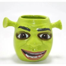 Uravas Store Uraselect 3D Shrek Tasarımı Porselen Kupa Bardak TCX4507