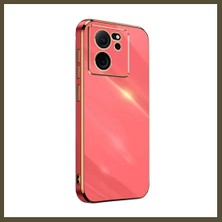 Northcity Mi 13T Pro Uyumlu Kılıf Volet Silikon - Kırmızı Bx