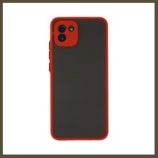 Northcity Samsung Galaxy A03 Uyumlu Kılıf Montreal Silikon Kapak - Kırmızı Bx