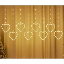 Uravas Store Uraselect Kalpli Perde LED Işıklar, Sevgililer Günü Romantik LED Aydınlatma