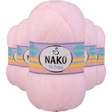 Uravas Store Uraselect 5 Adet Elite Baby El Örgü Ipi Tüylenmeyen Bebek Yünü Soft Pembe 2892