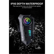 Uravas Store Uraselect Y10 Kask Kulaklık Bluetooth Motosiklet Kulaklık 5,3 Bluetooth Intercom Motorsiklet Kulaklık