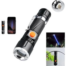Uravas Store Uraselect P50 LED Şarjlı Mıknatıslı USB El Feneri WT-622