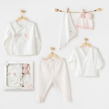 Andywawa AC25550 Newborn Set Pınk Baloons 5'li Hastane Çıkışı Ekru
