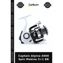 Carlburn Özel Seri Captain Alpina 4000 Spin Makine 5+1 Bb Seyahat Aktivite Hediyelik