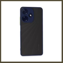 Northcity Infinix Hot 30 4g Uyumlu Kılıf Montreal Silikon Kapak - Lacivert Bx