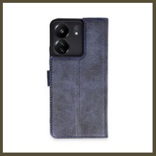 Northcity Redmi 13C Uyumlu Kılıf Trend S Plus Kapaklı Kılıf - Lacivert Bx