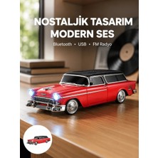 Uravas Store Uraselect Taşınabilir Klasik Araç Tasarımlı Kablosuz Hoparlör