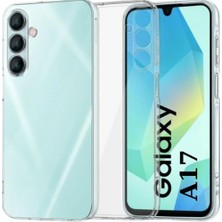 [şeffaf Kılıf ]premium Clear Case - Android Samsung A17 ile Uyumlu, Esnek Silikon Tam Kalıp Şok Emici Özellikli Kolay Tuş Hassasiyeti Şeffaf Kılıf (Şeffaf, Samsung A17)