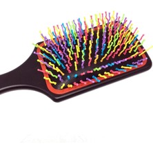 Uravas Store Ergonomik Renkli Uçlu Plastik Saç Fırçası Ile Pratik Saç Açma