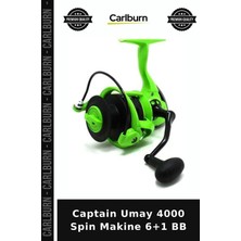 Carlburn Delux Serisi Captain Umay 4000 Spin Makine 6+1 Bb Avcılık Olta Aleti Balıkçı