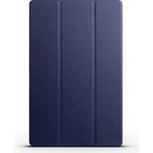 Galaxy Tab S10 Plus Smart Cover Standlı 1-1 Kılıf Lacivert