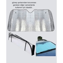 Uravas Store Uraselect Araba Güneşliği Alüminyum Yansıtıcı Yüzeyle Etkili Isı Koruması
