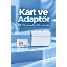 Uravas Store Uraselect Hafıza Kartı 512 GB ve Sd Adaptör Seti