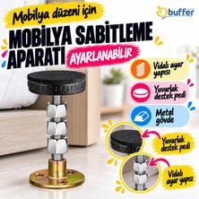 Uravas Store Dayanıklı 3 Sabitleme Aparatı Ile Güvenli Mobilya Desteği