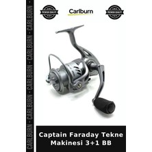 Carlburn Delux Serisi Captain Faraday Tekne Makinesi 3+1 Bb Kafa Hafif Rotor