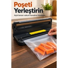 Uravas Store Uraselect Vakum Paketleme Makinesi Sürgülü Kesicili Poşet Kapatma Cihazı