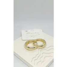 Nd Jewelry Bella Bombeli Gold Halka Küpe