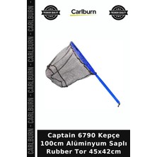 Carlburn Premium Captain 6790 Kepçe 100CM Alüminyum Saplı Rubber Tor 45X42CM Sportif Su Üstü Aktivite
