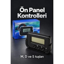 Uravas Store Uraselect Takvim Özellikli Araç Içi Saat Alarmlı Dijital Gösterge