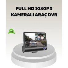 Uravas Store Uraselect Araç Dvr Kamerası 3’lü 170° Geniş Açılı Full Hd ve Park Destekli