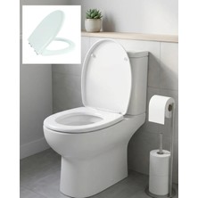 Uravas Store Uraselect Standart Klozet Kapağı Kolay Montaj Dayanıklı Plastik Universal Uyumlu Tasarım