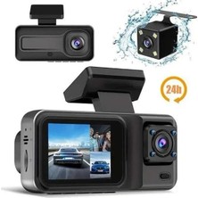 Uravas Store Uraselect 1080P 3 Lensli Wifi Araç Içi Kameralı Ekran Dvr Kaydedici Gece Görüşlü