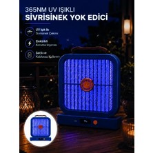 Uravas Store Uraselect Masaüstü Şarjlı Elektrikli Sinek Öldürücü Uv Teknolojili Mavi Cihaz