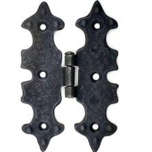 Uravas Store Uraselect Antika Tarz Dekoratif Pirinç Lale Menteşe - 104X77 Mm, Oksit