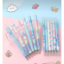 Syn Shop 6’lı Kawaii Stitch Desenli Tükenmez Kalem Seti Basmalı Sevimli Kalem Okul Kırtasiye Ofis Iş Jel Tükenmez Kalem