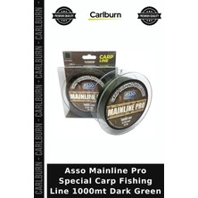 Carlburn Premium Asso Mainline Pro Special Carp Fishing Line 1000MT Dark Green Doğa Sporu Hobi Av Ekipmanı