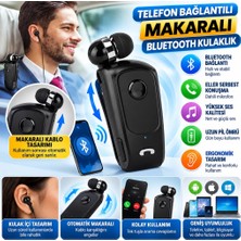 Uravas Store Uraselect Telefon Bağlantılı Makaralı Kulaklıklı Bluetooth Kulaklık
