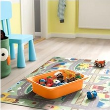 Trofast Oyuncak Saklama Kutusu 42X30X10 Cm, Açık Turuncu