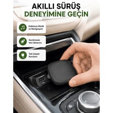 Uravas Store Uraselect Android Auto Kablosuz Bağlantı Adaptörü 5.8ghz Hızlı Wifi ve Kompakt Tasarımlı Yeni Nesil