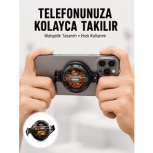 Uravas Store Uraselect Telefon Soğutucu | LED Işık Efektli | Power Aparatlı | Sessiz ve Taşınabilir Model Yeni Nesil
