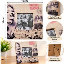 Uravas Store Uraselect Marilyn Monroe Tasarım Ahşap Resim Fotoğraf Çerçevesi